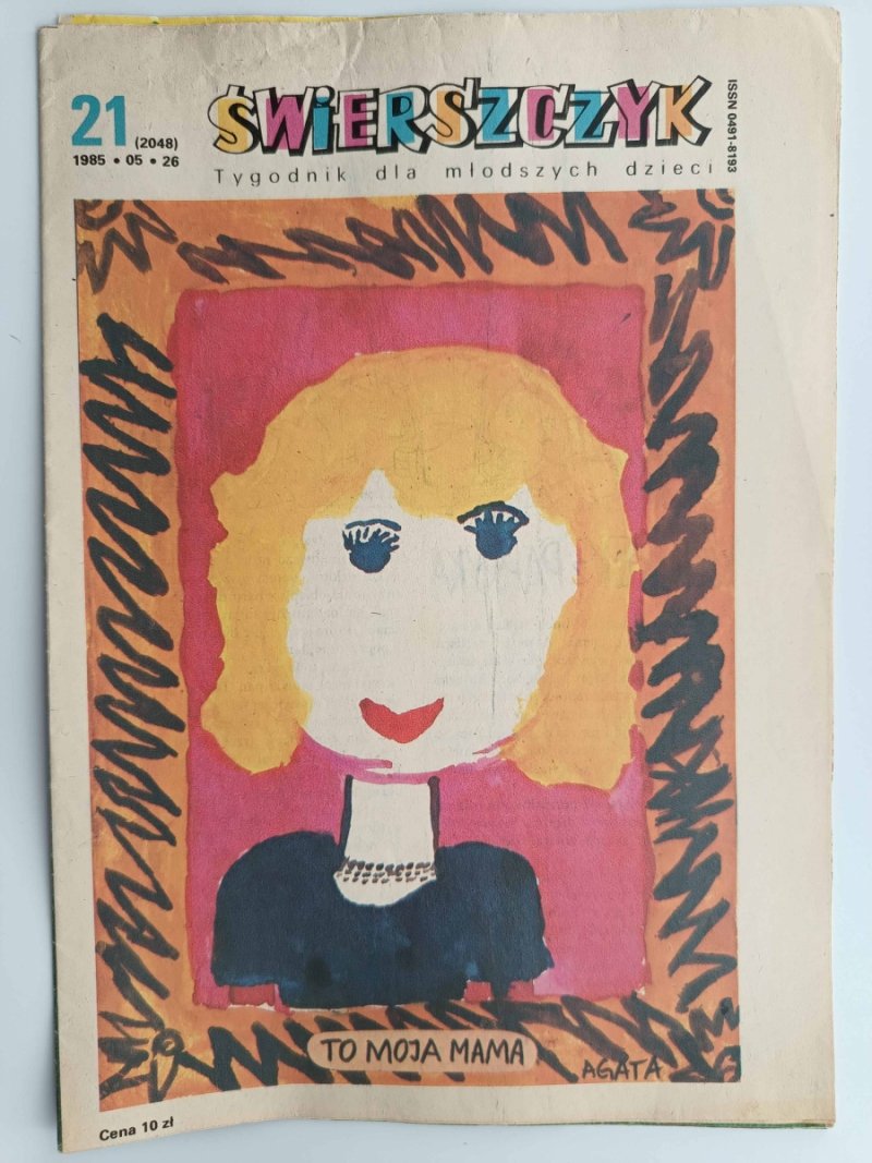 ŚWIERSZCZYK. TYGODNIK DLA MŁODSZYCH DZIECI. 21.1985.05.26