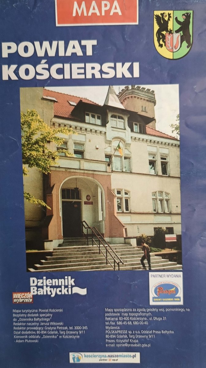MAPA POWIAT KOŚCIERSKI