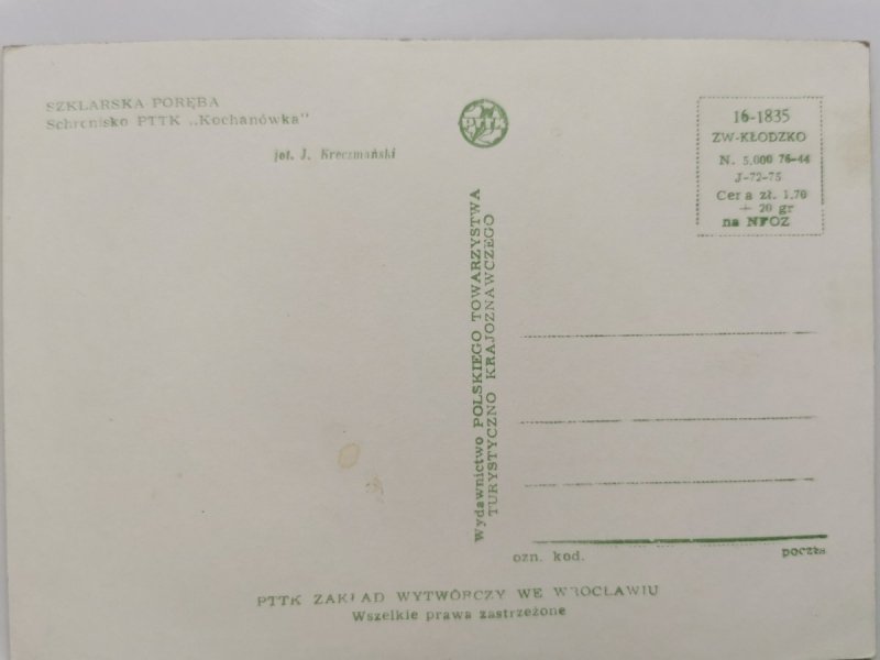 SZKLARSKA PORĘBA. SCHRONISKO PTTK KOCHANÓWKA FOT. KRECZMAŃSKI