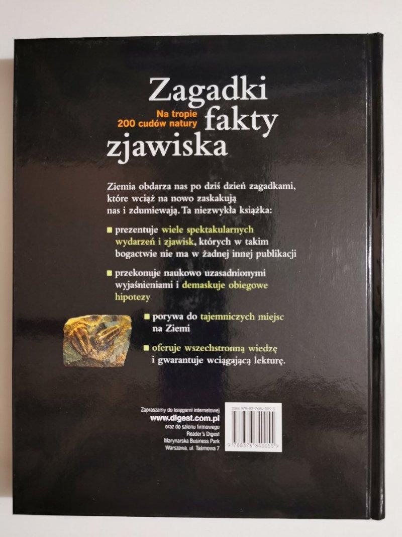 ZAGADKI FAKTY ZJAWISKA. NA TROPIE 200 CUDÓW NATURY 2011