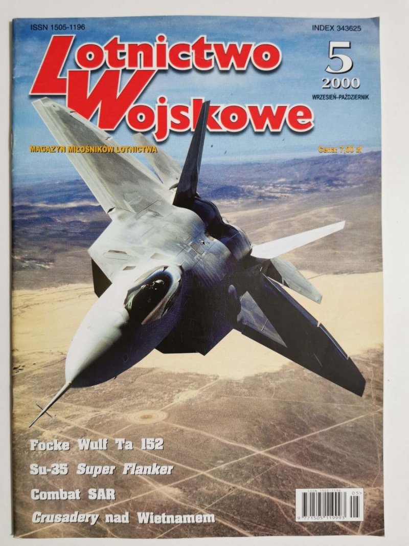 LOTNICTWO WOJSKOWE NR 5 2000 WRZESIEŃ-PAŹDZIERNIK FOCKE WULF TA 152