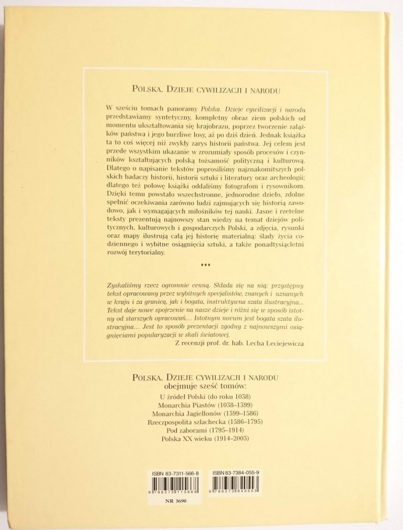 RZECZPOSPOLITA SZLACHECKA 1586-1795 - red. Marek Derwich 2003