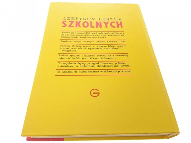 LEKSYKON LEKTUR SZKOLNYCH - Tomasz Miłkowski 1993
