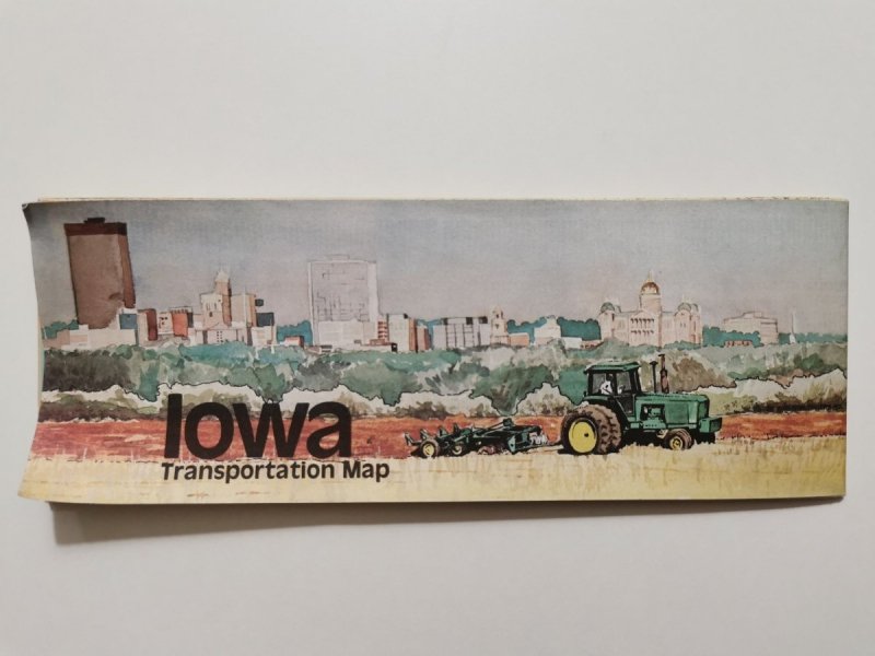 IOWA TRANSPORTATION MAP 