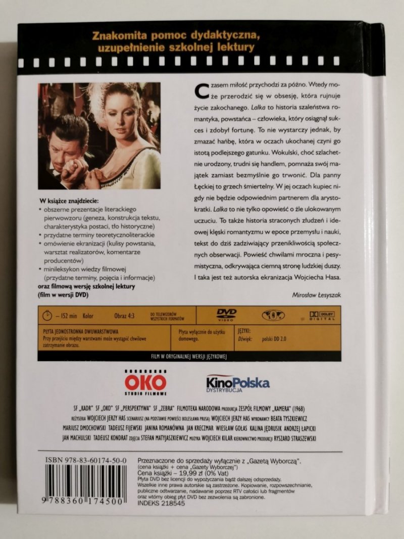 LALKA. OMÓWIENIE LEKTURY SZKOLNEJ PLUS FILM DVD 