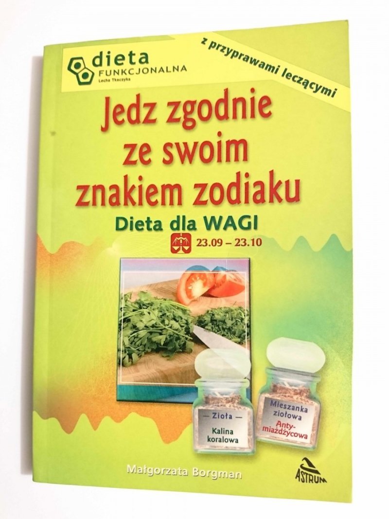 JEDZ ZGODNIE ZE SWOIM ZNAKIEM ZODIAKU. DIETA DLA WAGI 23.09-23.102001