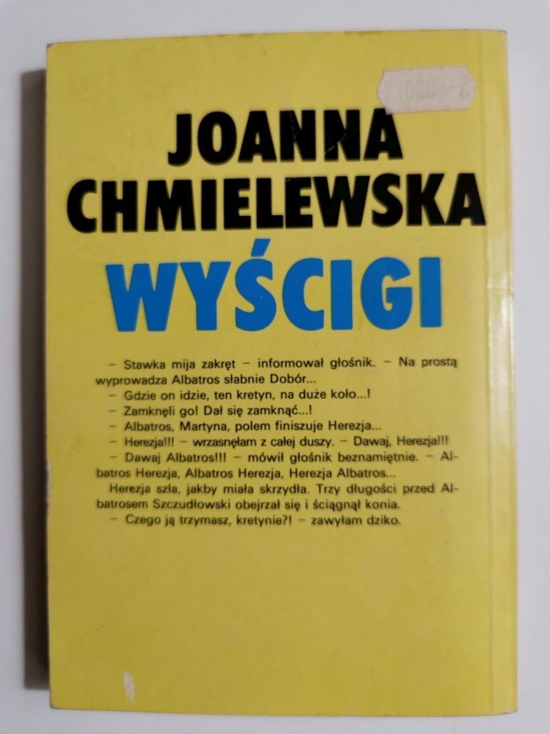 WYŚCIGI - Joanna Chmielewska 1992