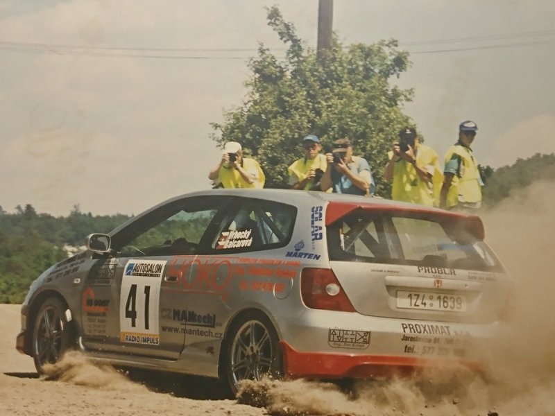 RAJD WRC 2005 ZDJĘCIE NUMER #125 HONDA CIVIC
