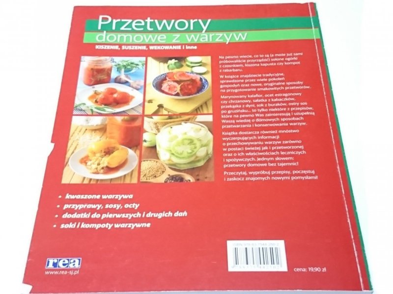 PRZETWORY DOMOWE Z WARZYW. KISZENIE, SUSZENIE 2010