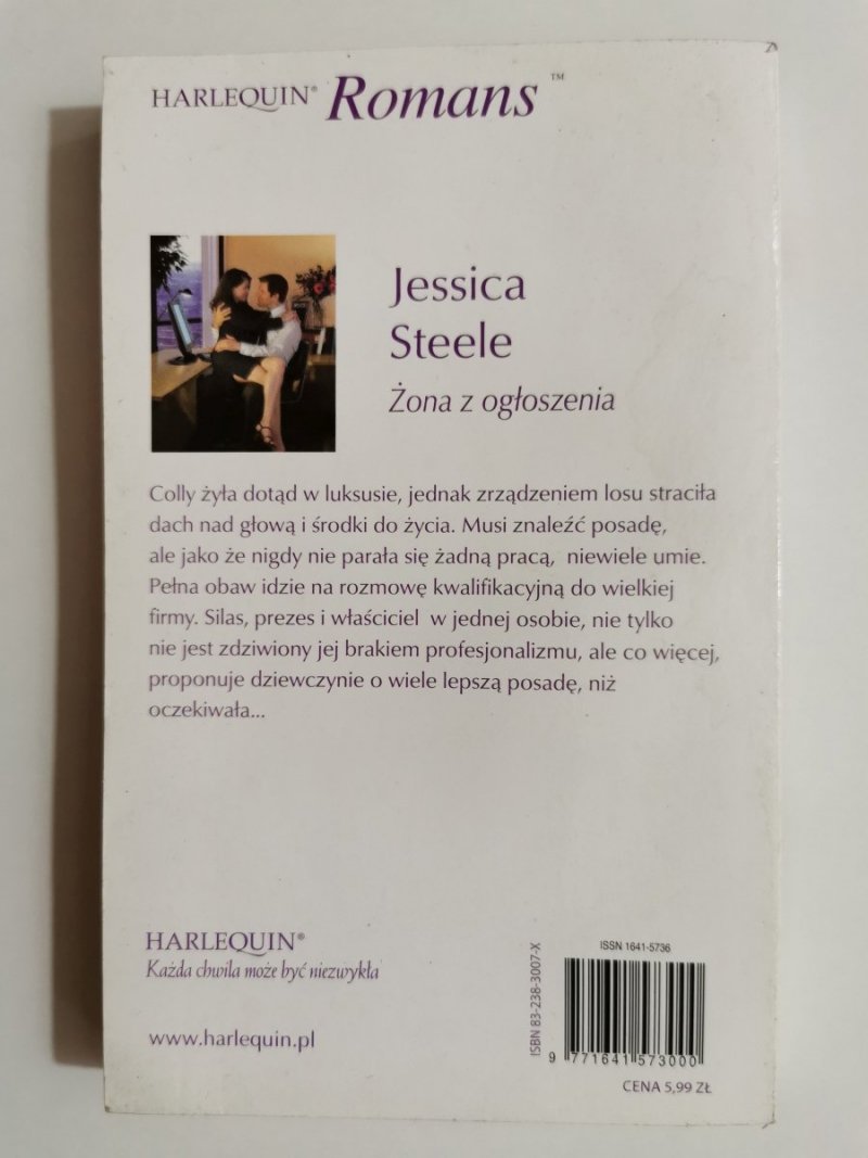 ŻONA Z OGŁOSZENIA - Jessica Steele 2006