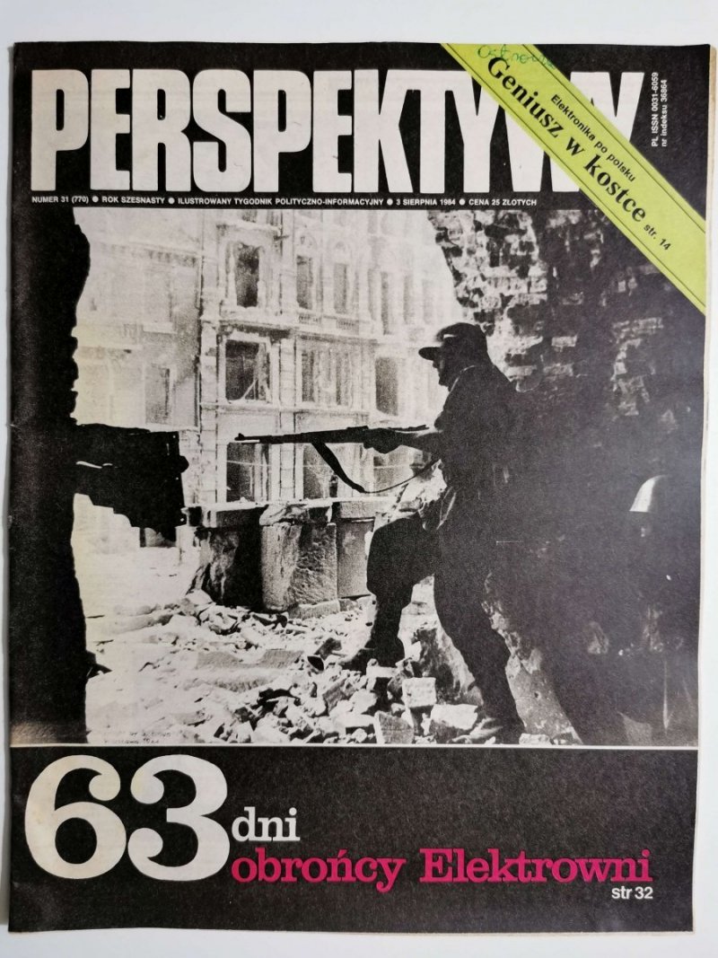 PERSPEKTYWY NUMER 31 (770) 3 SIERPNIA 1984