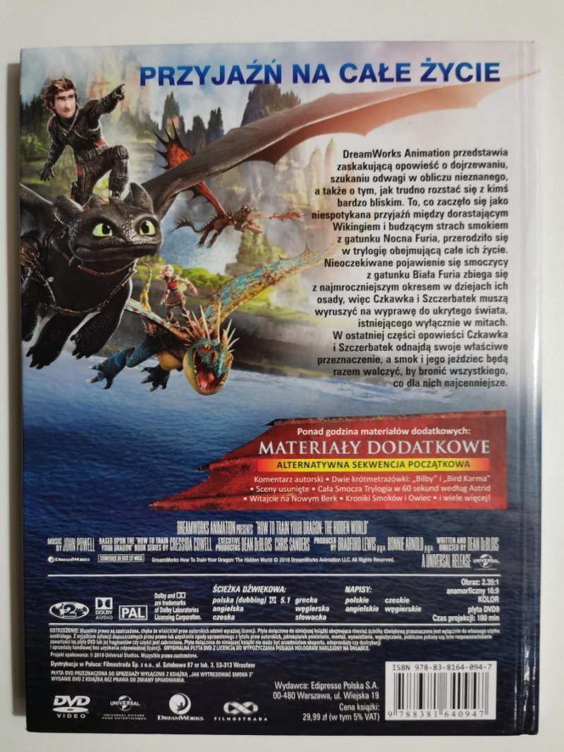DVD. JAK WYTRESOWAĆ SMOKA 3. KSIĄŻKA Z FILMEM 