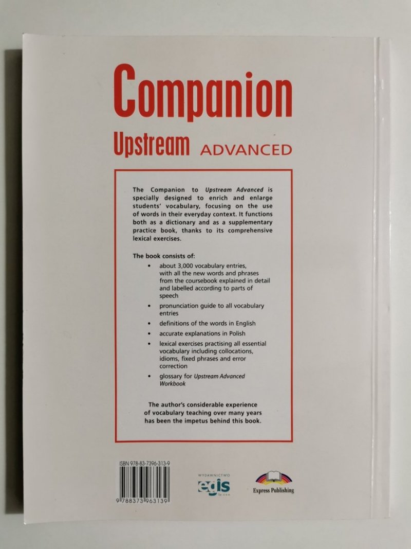 UPSTREAM ADVANCED COMPANION - Virginia Evans 