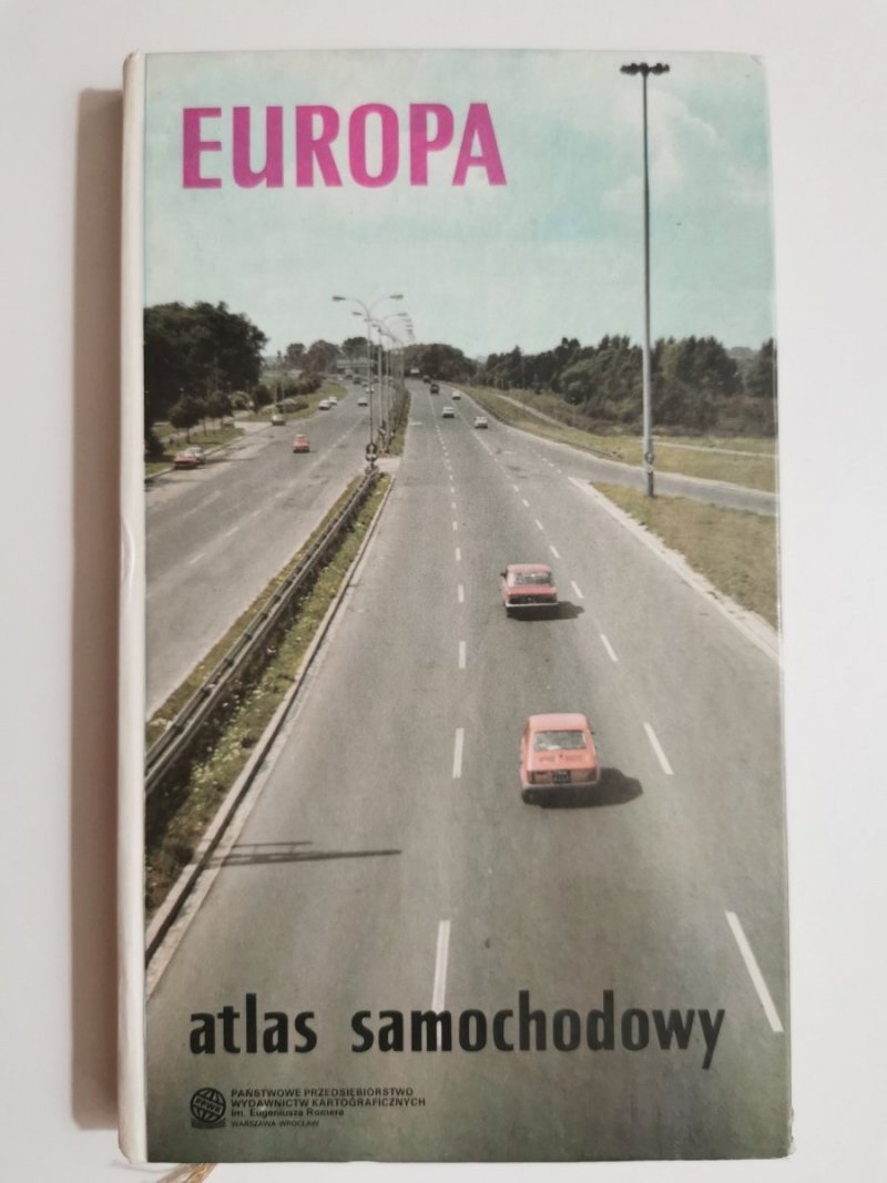 EUROPA. ATLAS SAMOCHODOWY - red. Teresa Zakrzewska 1989