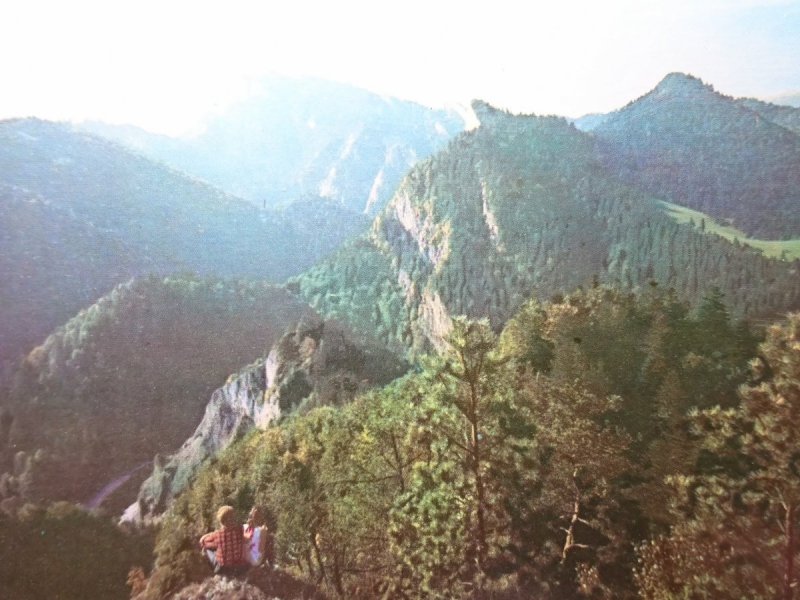 PIENINY. WIDOK Z BYSTRZYKA NA TRZY FOT. RACZKOWSKI