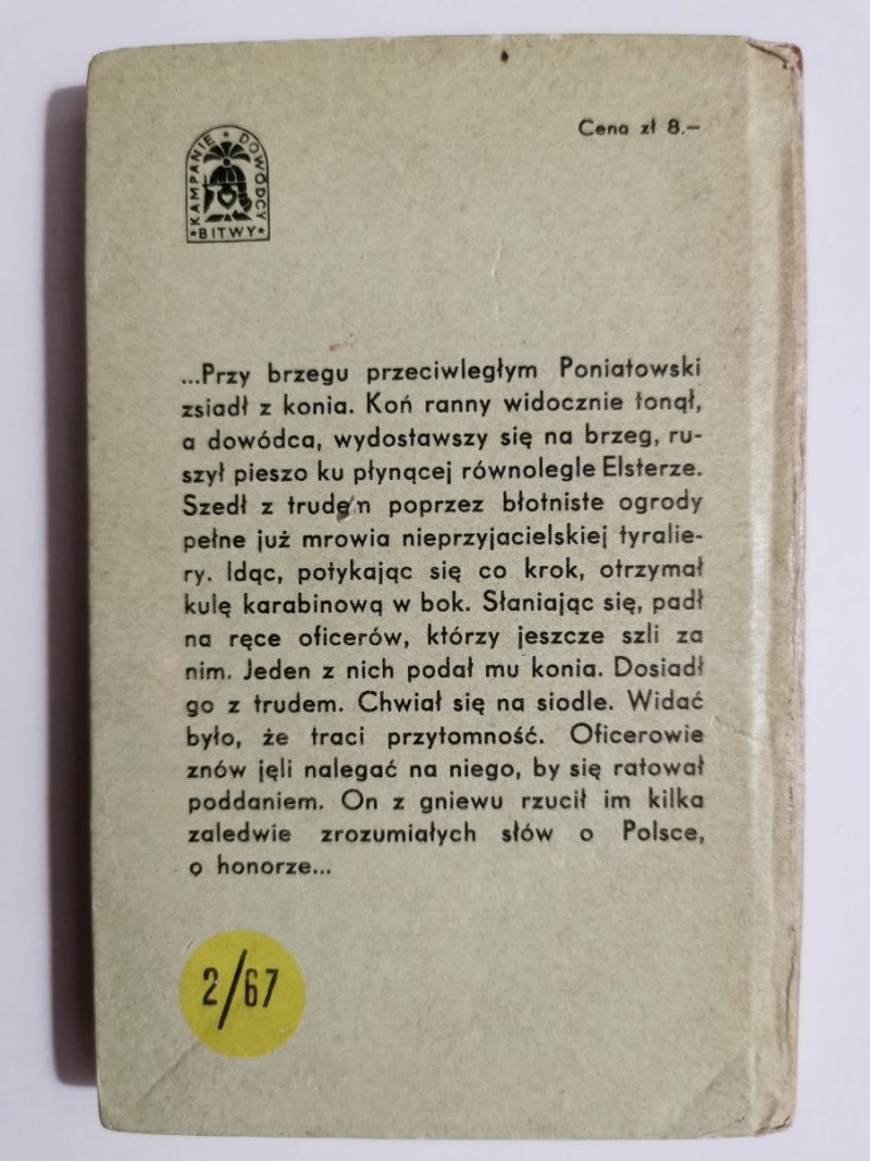 BKD KSIĄŻĘ PONIATOWSKI 1763-1813 - Karol Koźmiński 1967