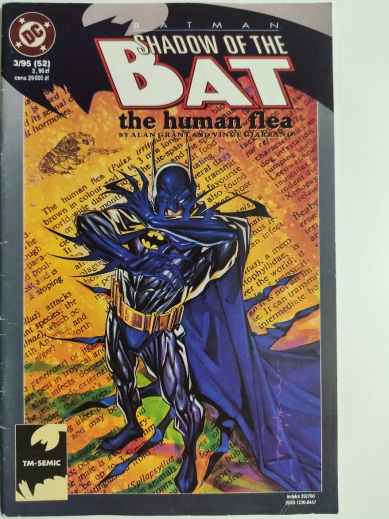 BATMAN SHADOW OF THE BAT THE HUMAN FLEA 3/95