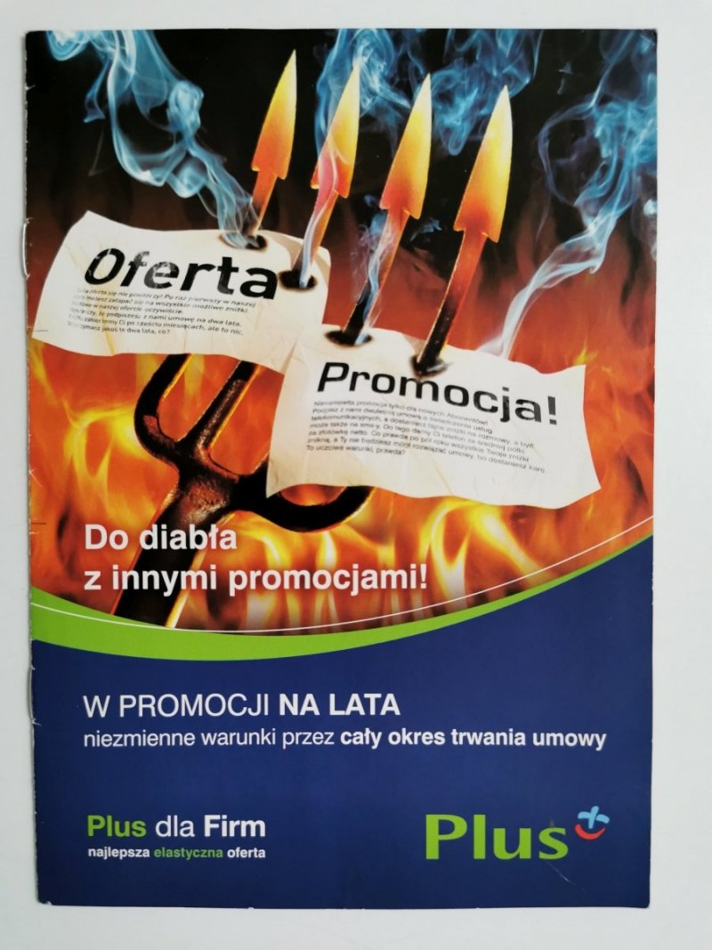 PLUS DLA FIRM. STARA ULOTKA 