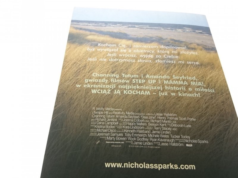 I WCIĄŻ JĄ KOCHAM - Nicholas Sparks 2010
