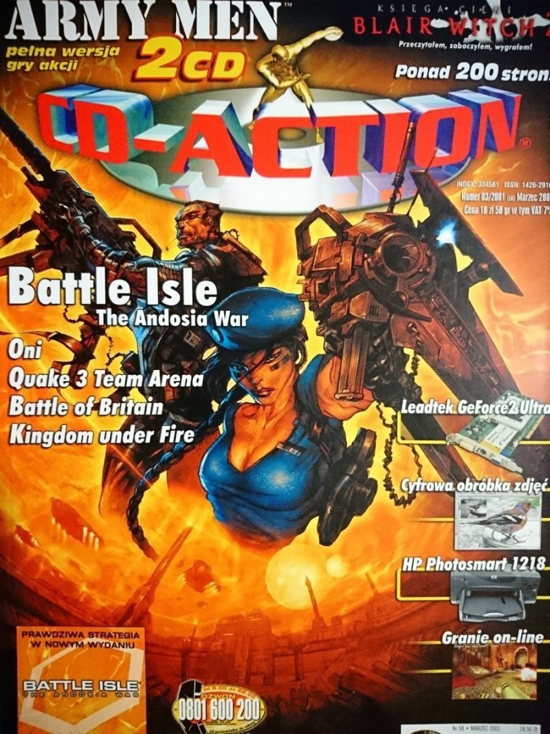 CD-ACTION 3-2001 BEZ PŁYT