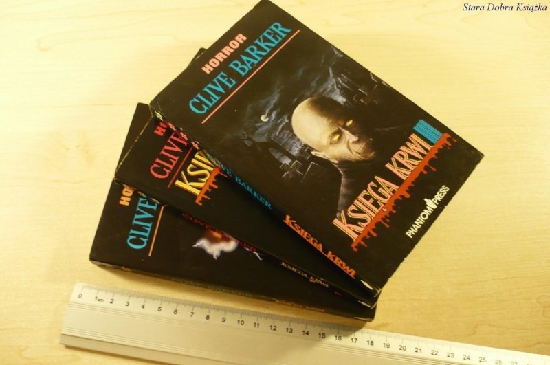 KSIĘGA KRWI KOMPLET 3 CZĘŚCI - Clive Barker