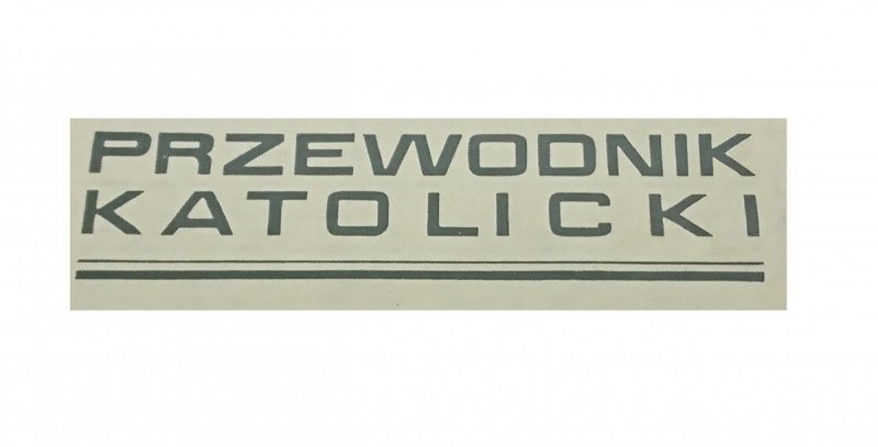 PRZEWODNIK KATOLICKI NR 17 23 IV 1961