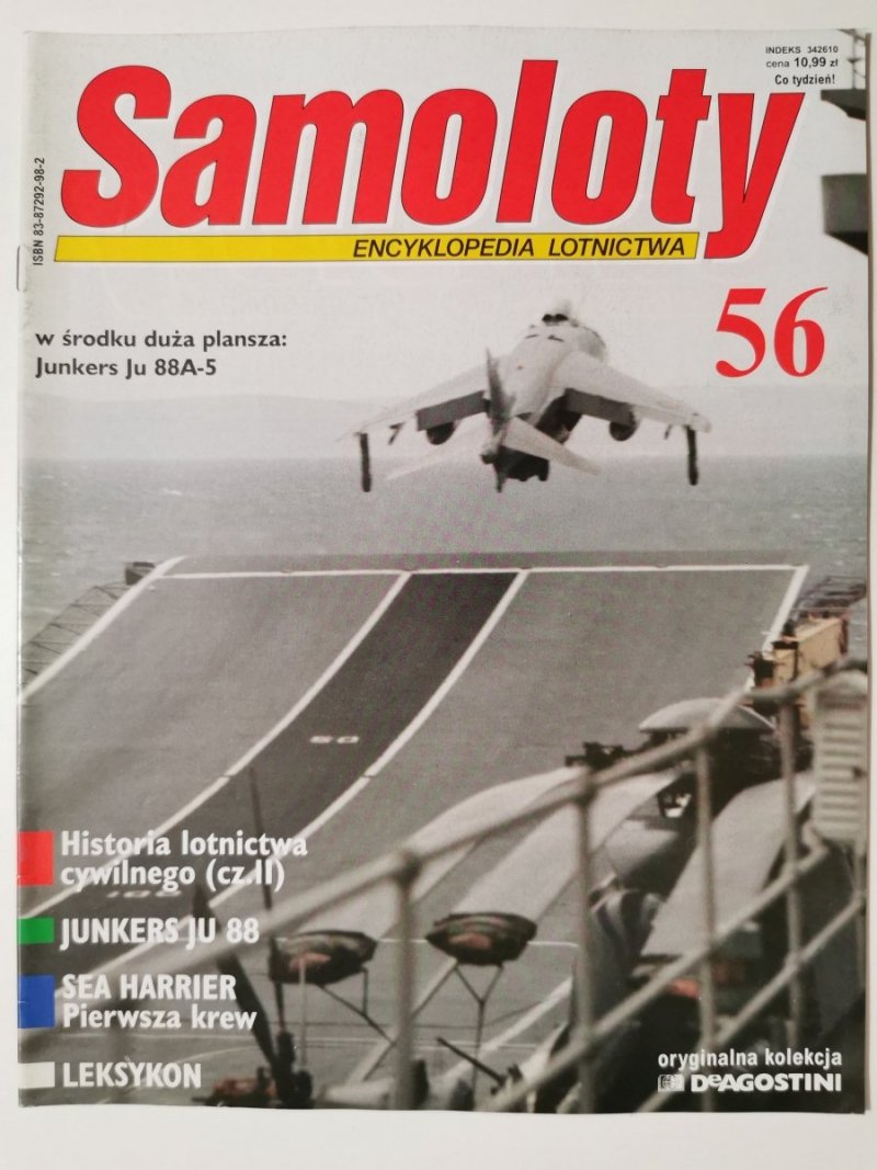 SAMOLOTY ENCYKLOPEDIA LOTNICTWA NR 56 