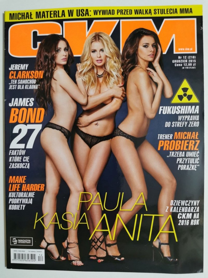 CKM NR 12 (210) GRUDZIEŃ 2015 PAULA KASIA ANITA 