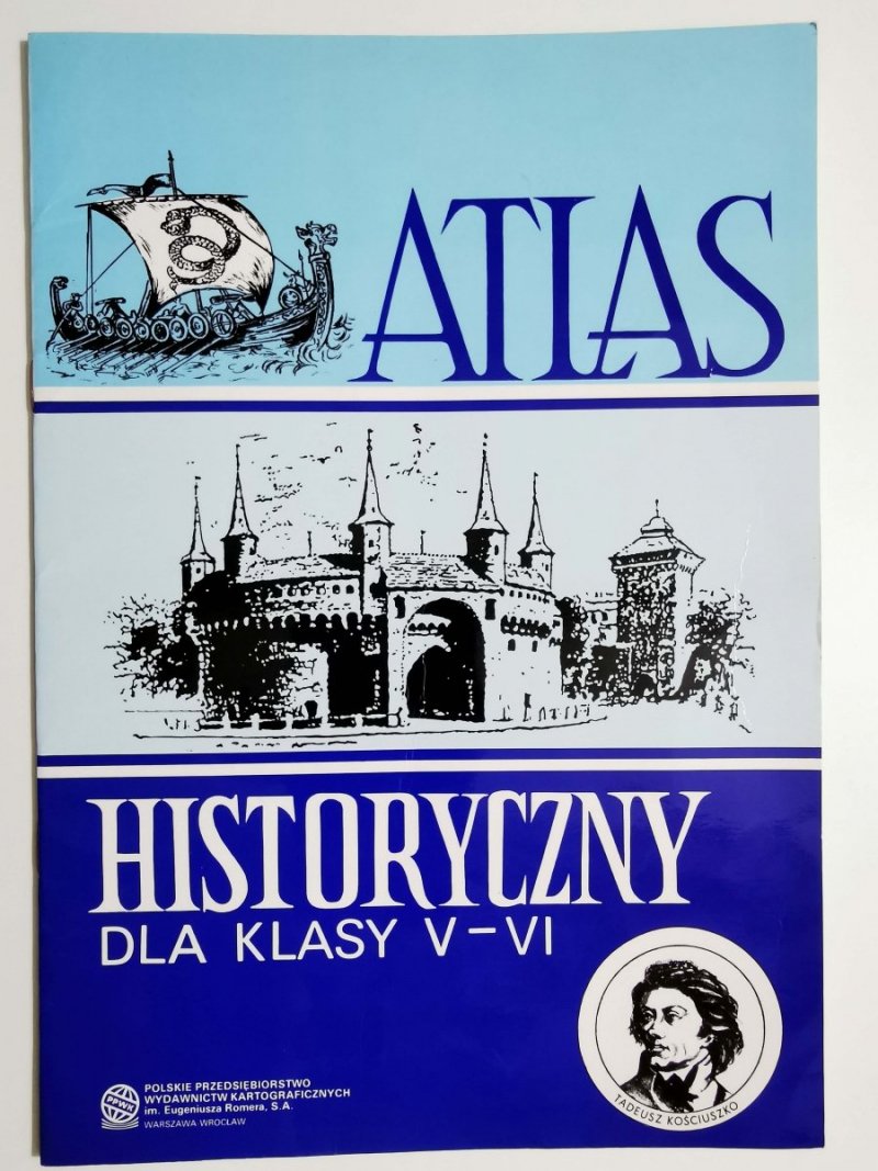 ATLAS HISTORYCZNY DLA KLASY V-VI 1996