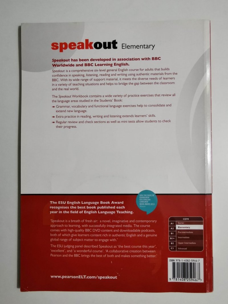 SPEAKOUT ELMENTARY WORKBOOK - Frances Eales 2013