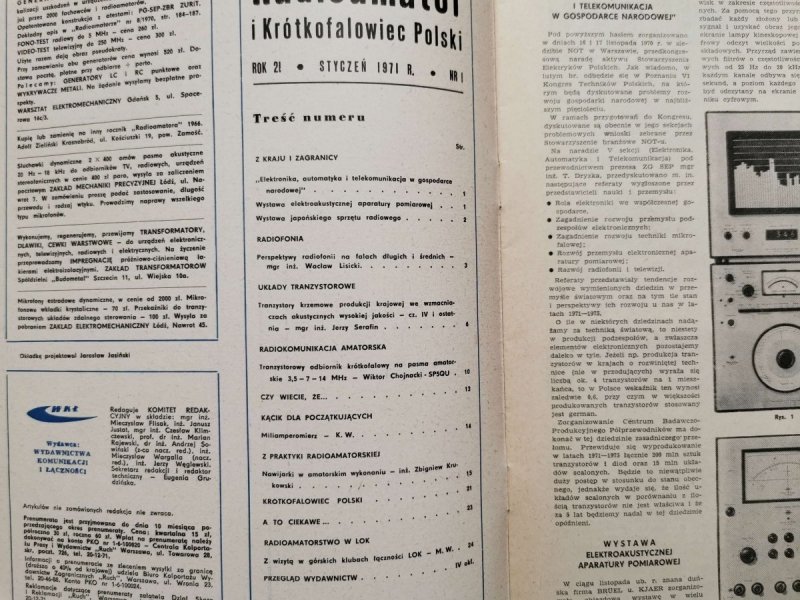 Radioamator i krótkofalowiec 1/1971