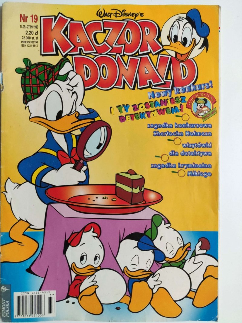 KACZOR DONALD NR 19/1995 – BEZ DODATKÓW