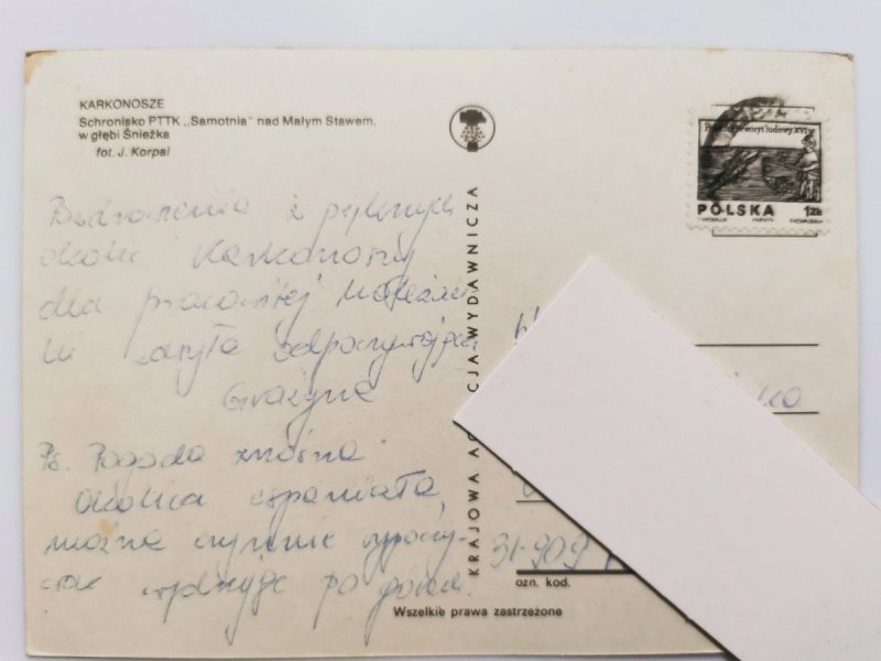 KARKONOSZE. SCHRONISKO PTTK SAMOTNIA FOT. J. KORPAL
