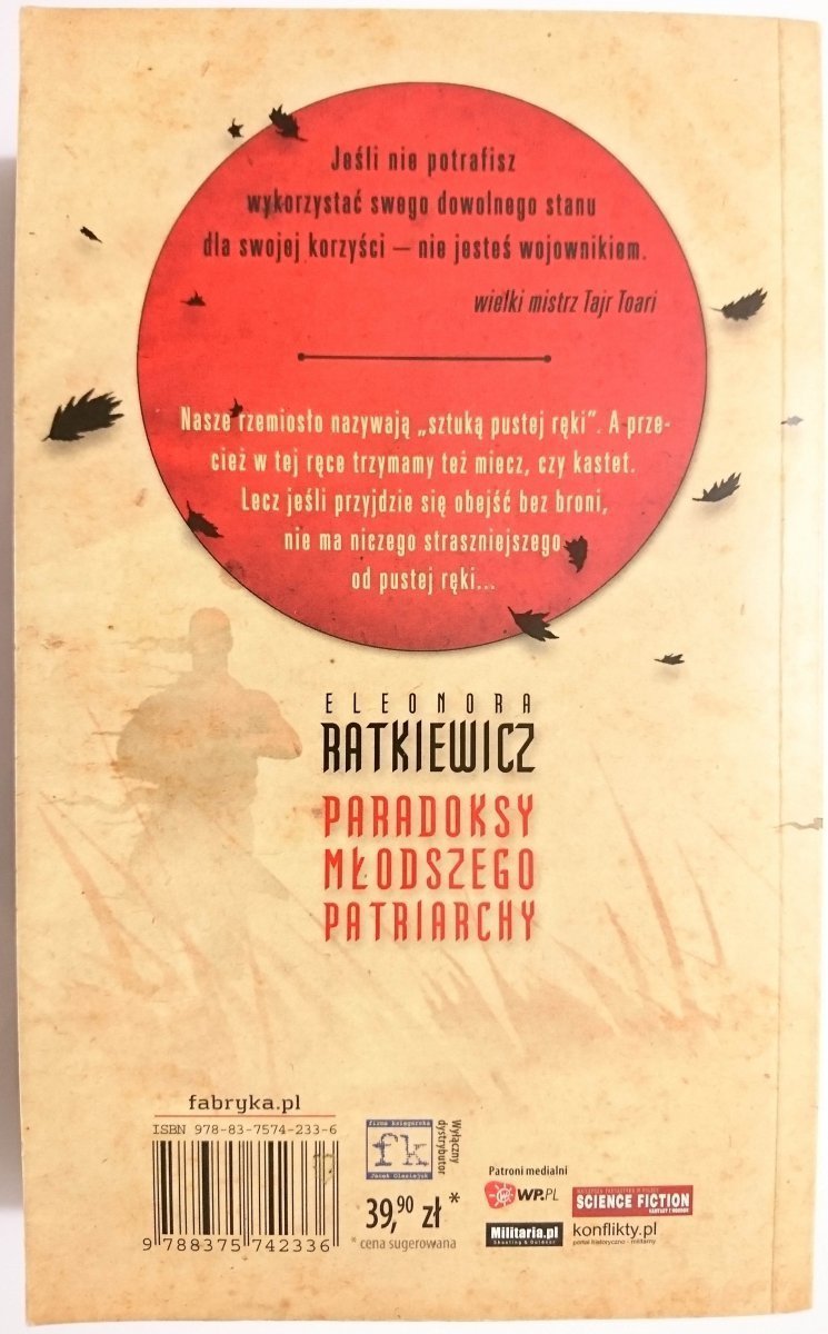 PARADOKSY MŁODSZEGO PATRIARCHY - Eleonora Ratkiewicz 2010