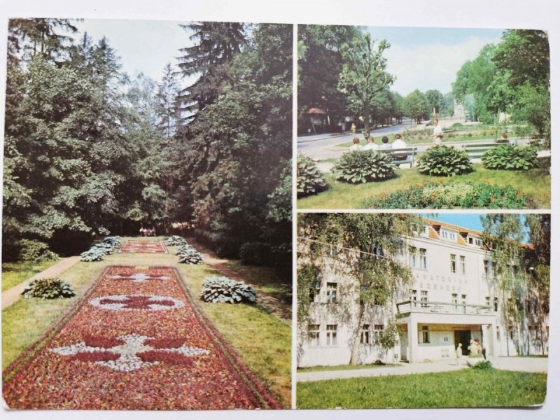 POŁCZYN ZDRÓJ. DYWAN KWIATOWY W PARKU ZDROJOWYM FOT. ZBORSKI