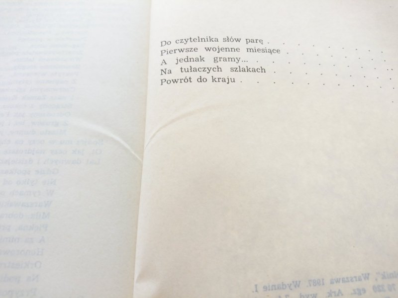 Z MELPOMENĄ NA EMIGRACJI Kazimierz Krukowski 1987