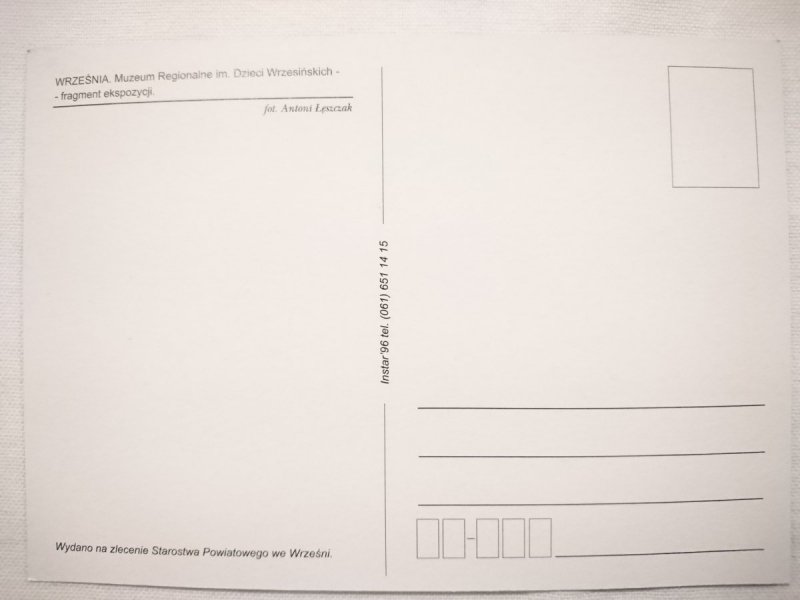 WRZEŚNIA. MUZEUM REGIONALNE IM. DZIECI WRZESIŃSKICH-FRAGMENT EKSPOZYCJI FOT. ŁĘSZCZAK