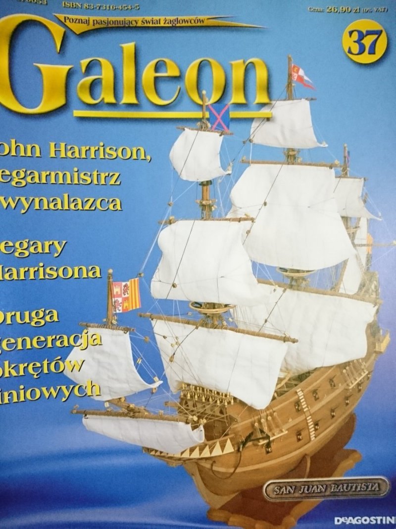 GALEON 37 JOHN HARRISON, ZEGARMISTRZ... (2003)