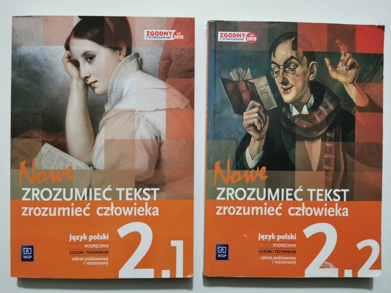 NOWE ZROZUMIEĆ TEKST ZROZUMIEĆ CZŁOWIEKA. PODRĘCZNIK 2.1 i 2.2 