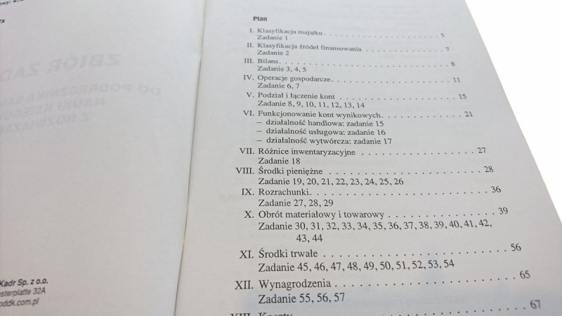 ZBIÓR ZADAŃ DO PODRĘCZNIKA - Barbara Gierusz 2000