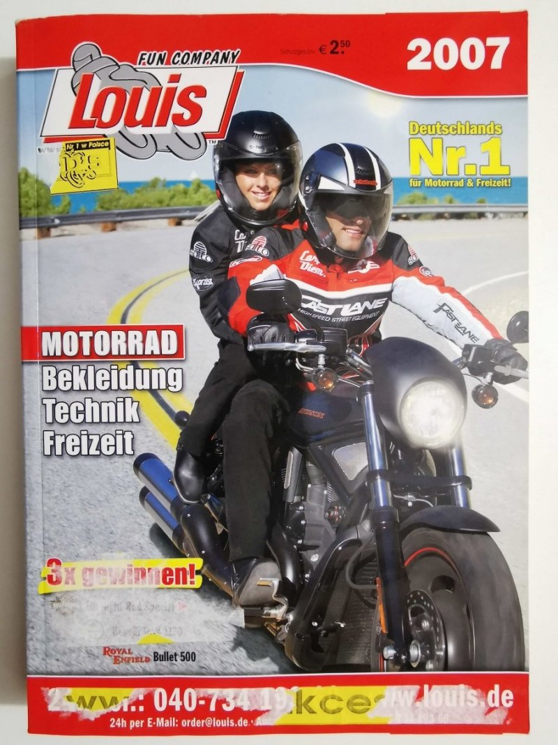 Katalog artykułów motocyklowych Louis 2007