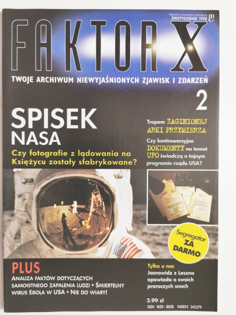 FAKTOR X 2. SPISEK NASA