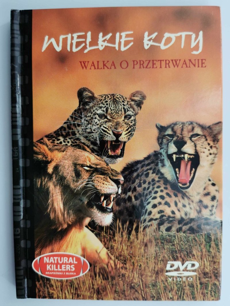 DVD. NATURAL KILLERS TOM 2. WIELKIE KOTY WALKA O PRZETRWANIE