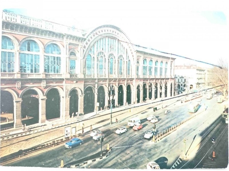 TORINO. STAZIONE FERROVIARIA DI PORTA NUOVA E CORSO