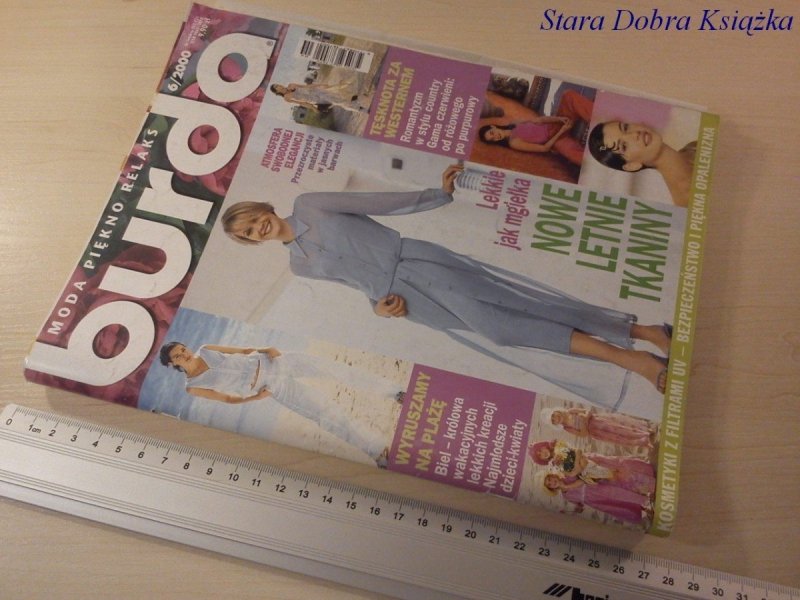 BURDA 6/2000 LEKKIE JAK MGIEŁKA