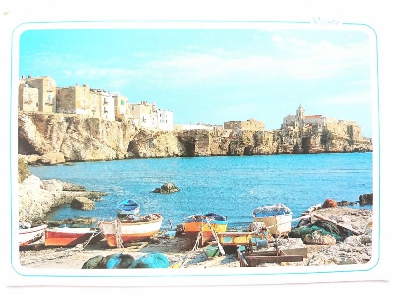 GARGANO  VIESTE (FOGGIA) UN PITTORESCO DELLA CITTA VECCHIA