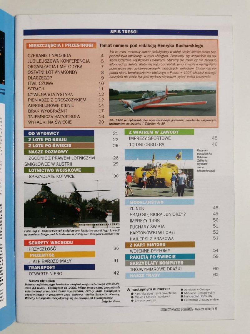 SKRZYDLATA POLSKA NR 3/1998 MARZEC