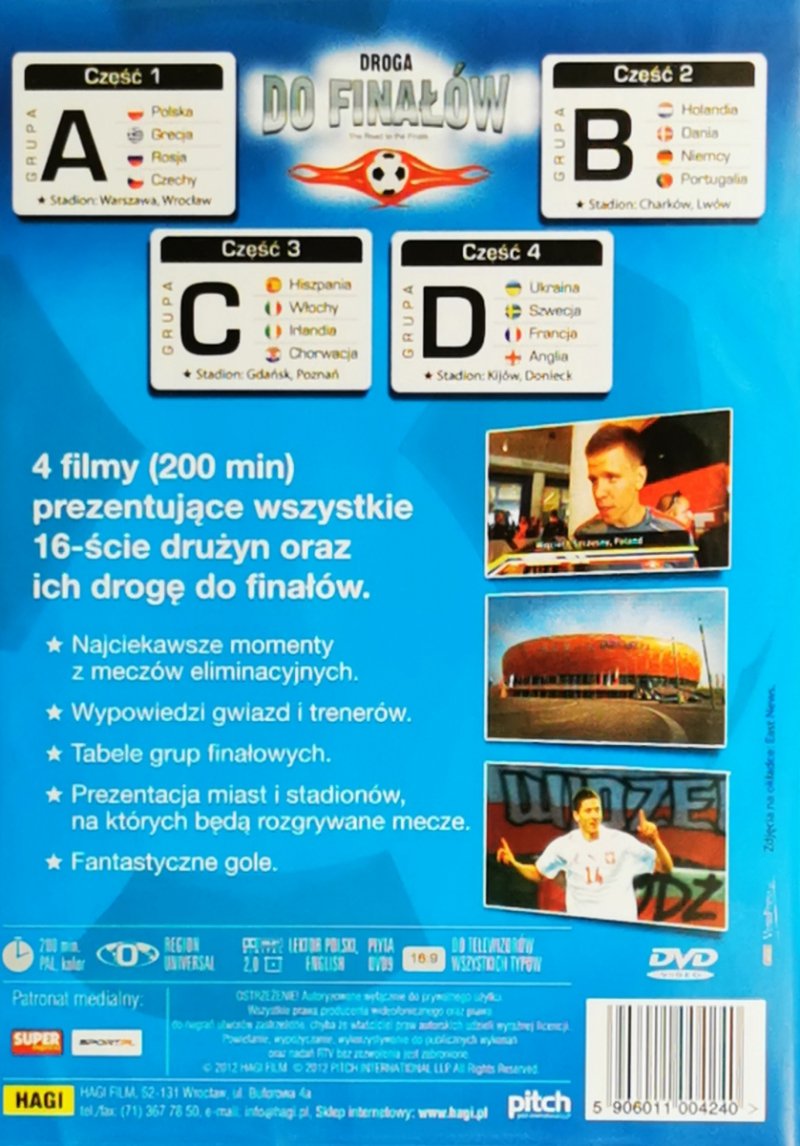 DVD. DROGA DO FINAŁÓW. NIEZBĘDNIK KIBICA