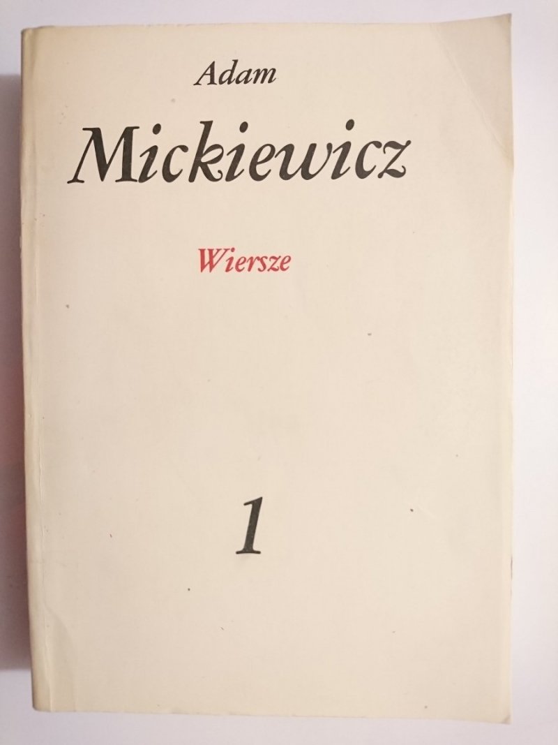 WIERSZE - Adam Mickiewicz 1982