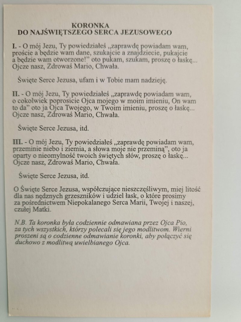 ŚW. OJCIEC PIO
